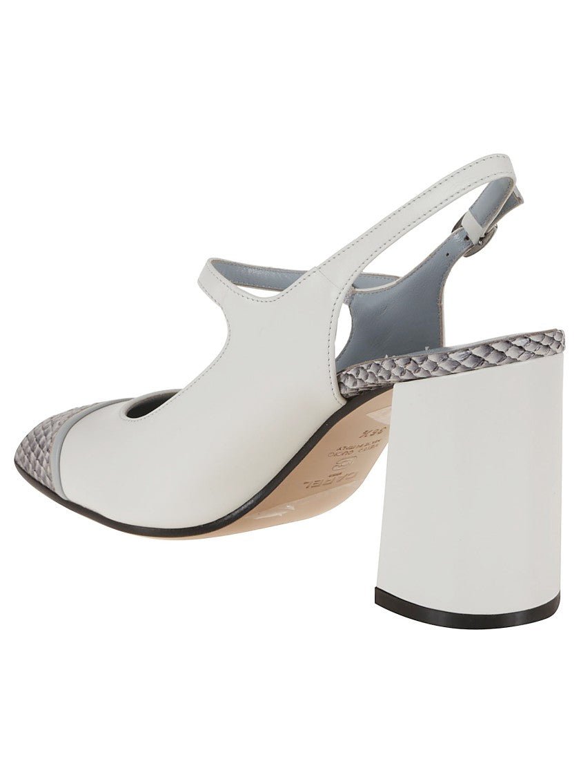 Carel Paris Leather Slingback Shoes