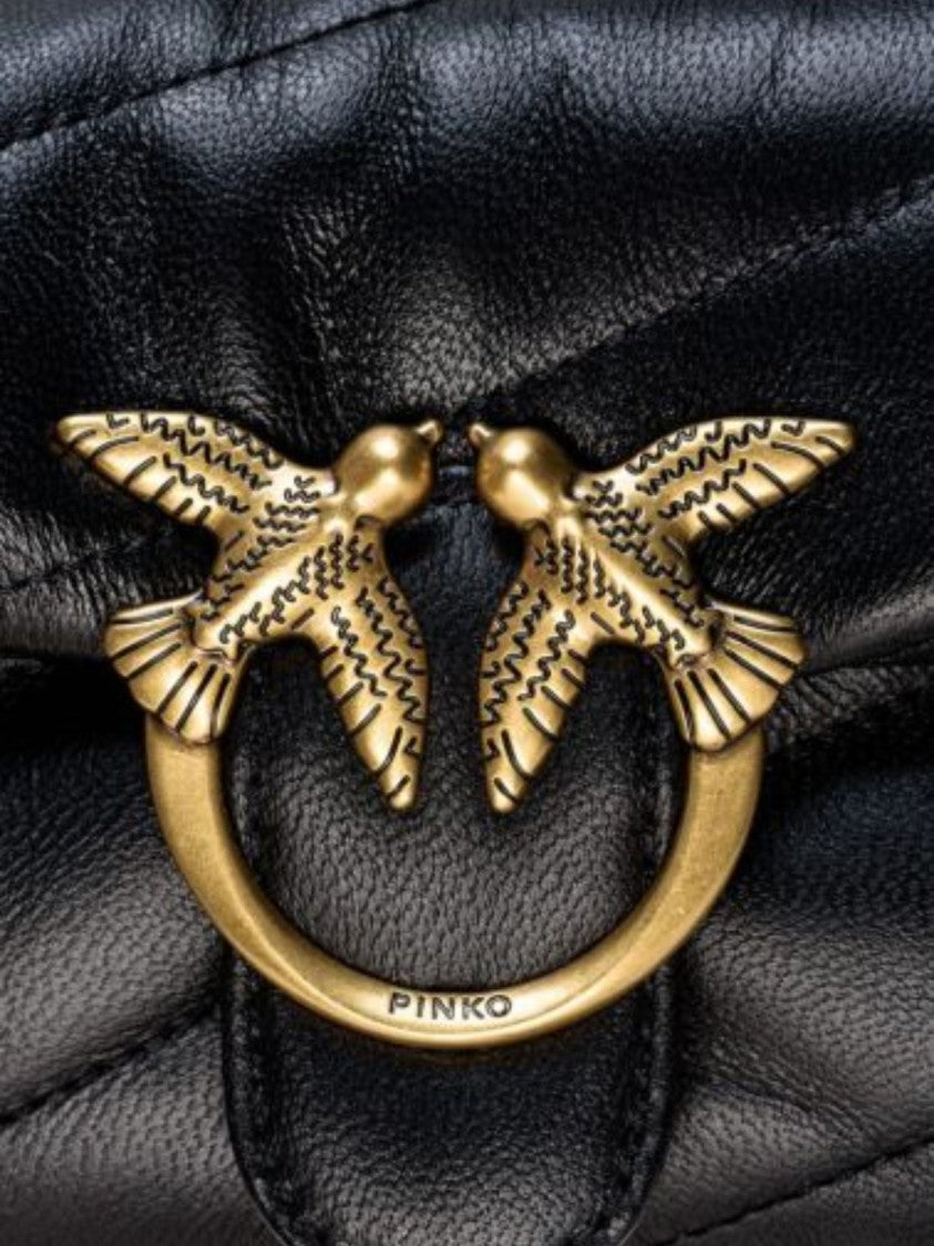 Pinko Love Puff Compact Quilted Shoulder Bag