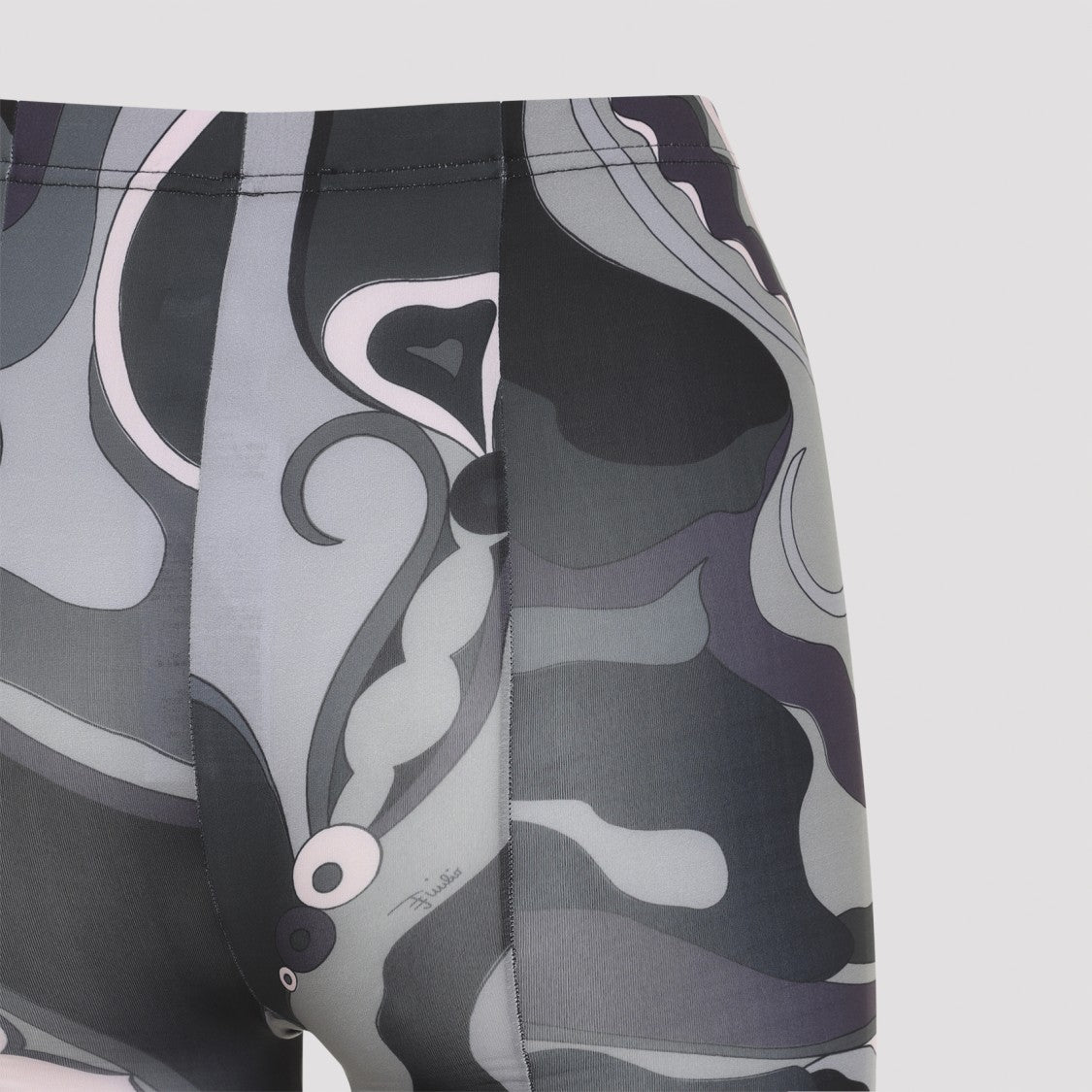 Pucci Abstract Swirl Patterned High-Rise Tights