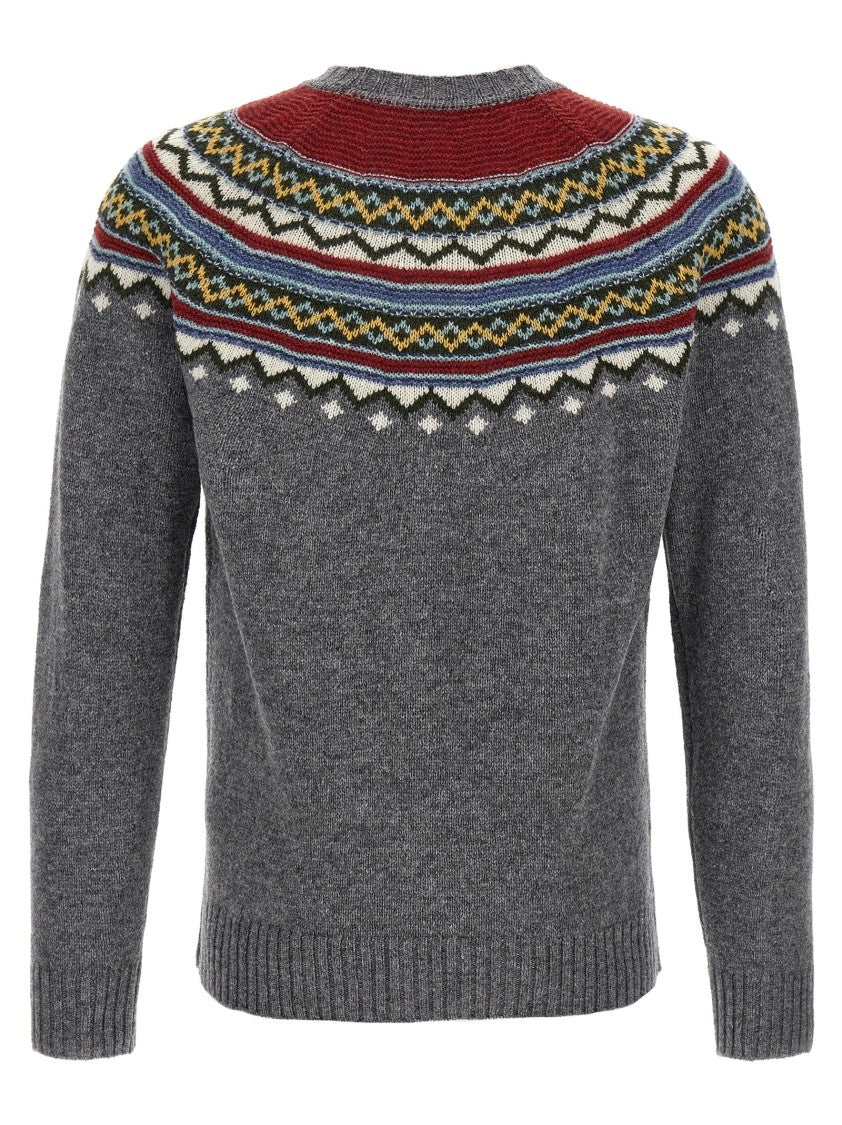 Dsquared2 Intricate Intarsia Wool Sweater