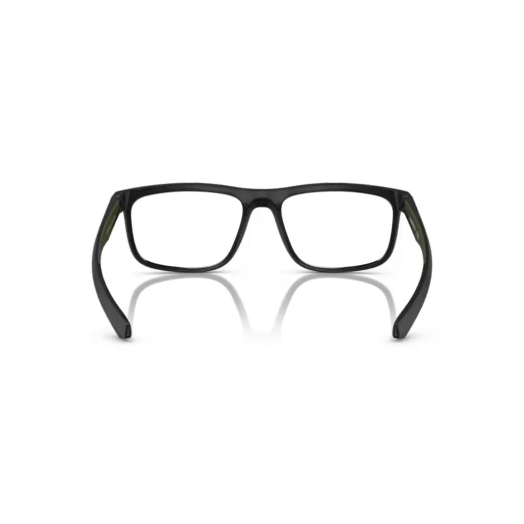 Emporio Armani 0Ea3246 Rectangular Eyeglass Frames With Dark Green Accents