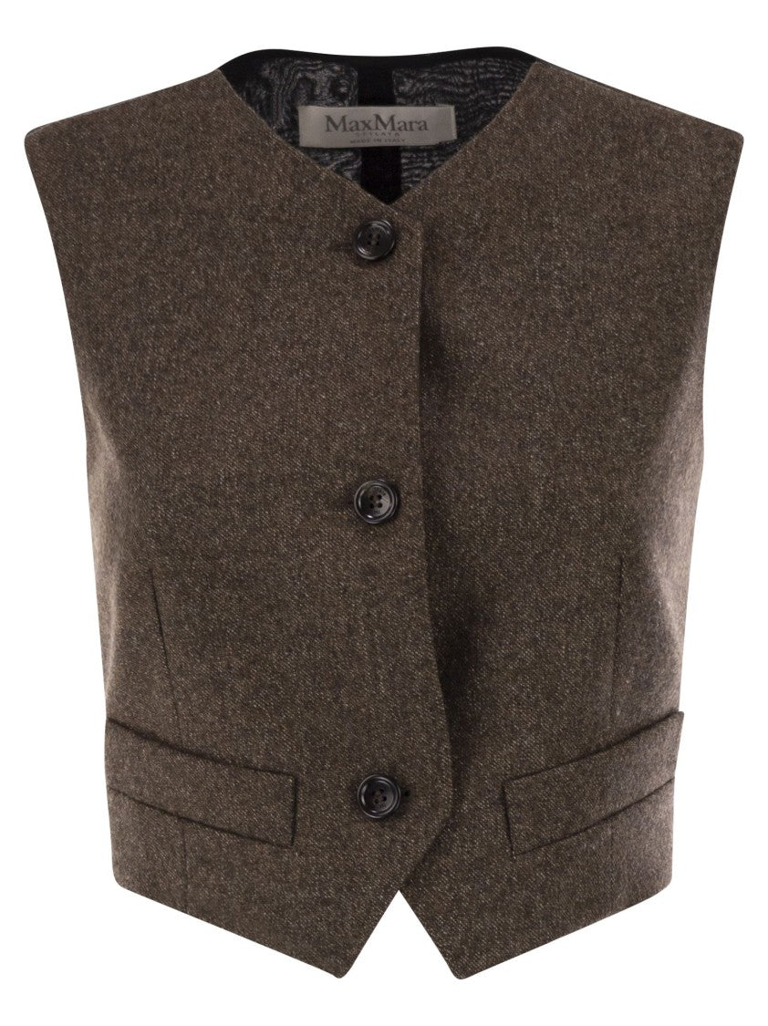 Max Mara Bikini1234 - Wool Felt Waistcoat