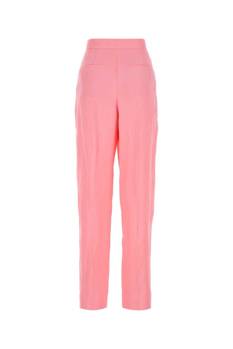 Stella Mccartney Pink Viscose Blend Wide-Leg Pant