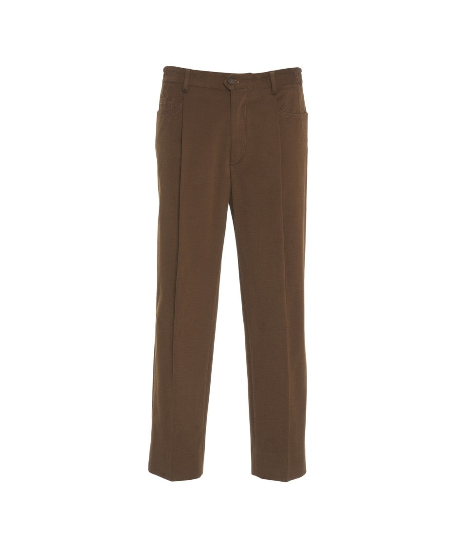 Briglia Timeless Brown Chino Trousers With Tailored Silhouette