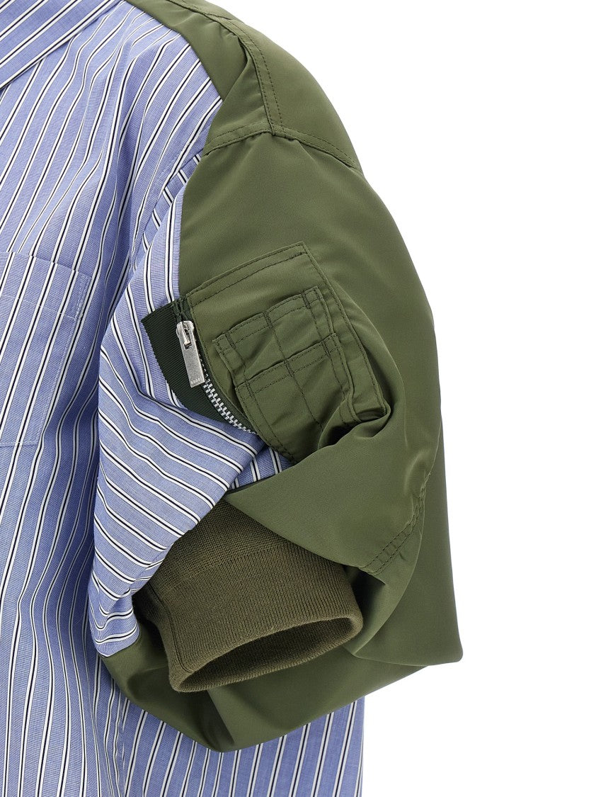 Sacai Bomber Sleeve Shirt