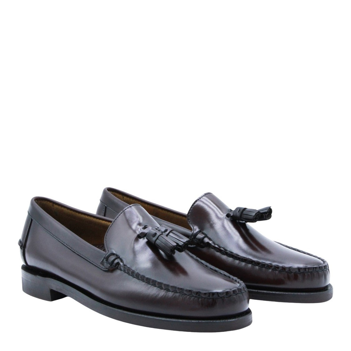 Sebago Polished Leather Moccasin Loafers