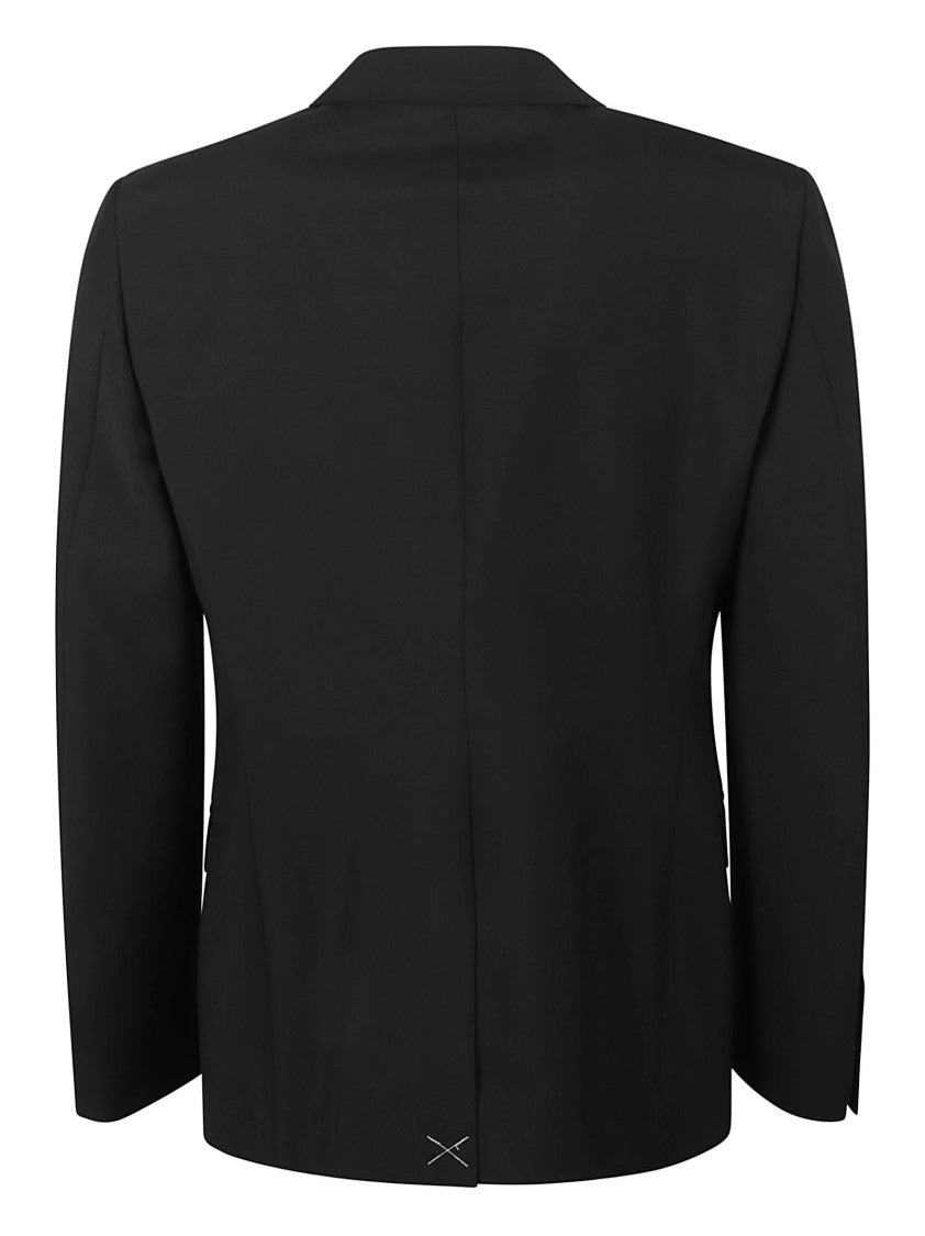 Alexander Mcqueen Tailored Black Jacket With Notched Lapels