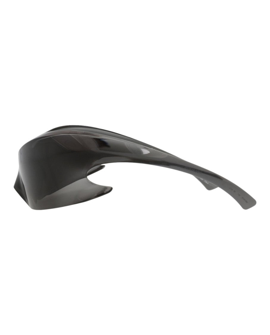 Balenciaga Shield-Frame Nylon Sunglasses