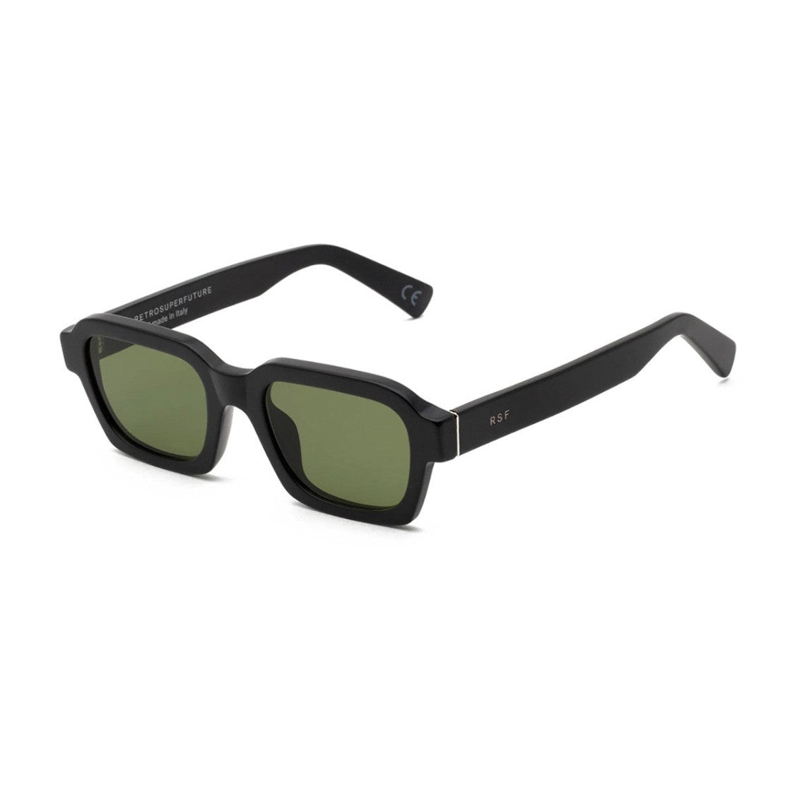 Retrosuperfuture Matte Black Caro Acetate Sunglasses