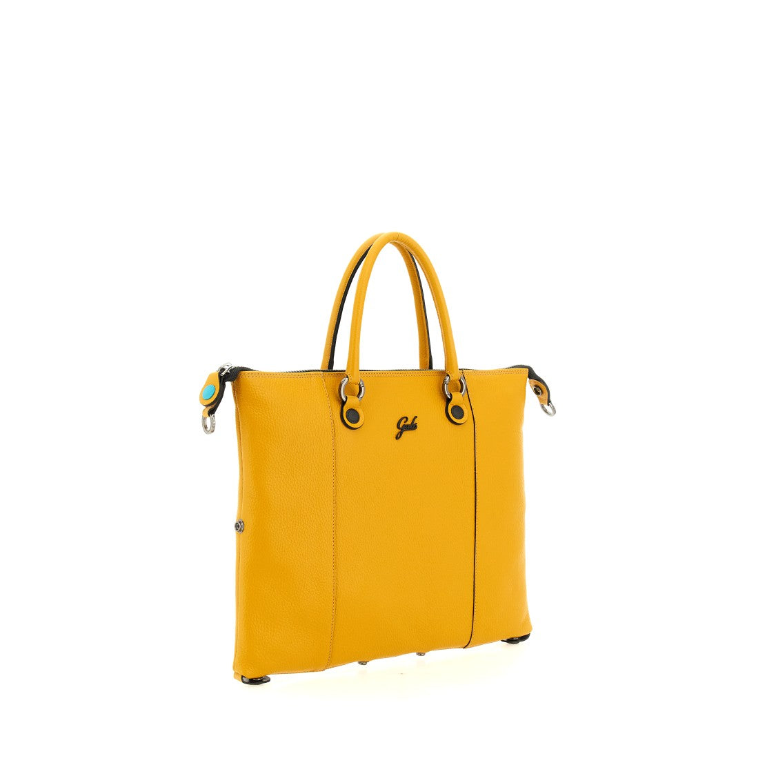 Gabs Structured Yellow Leather Handbag With Transformative Features