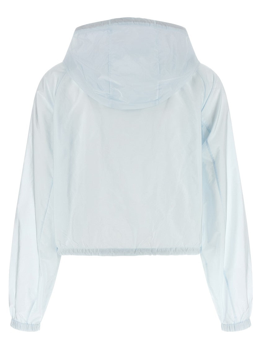 Prada Re-Nylon Feather Crop Jacket