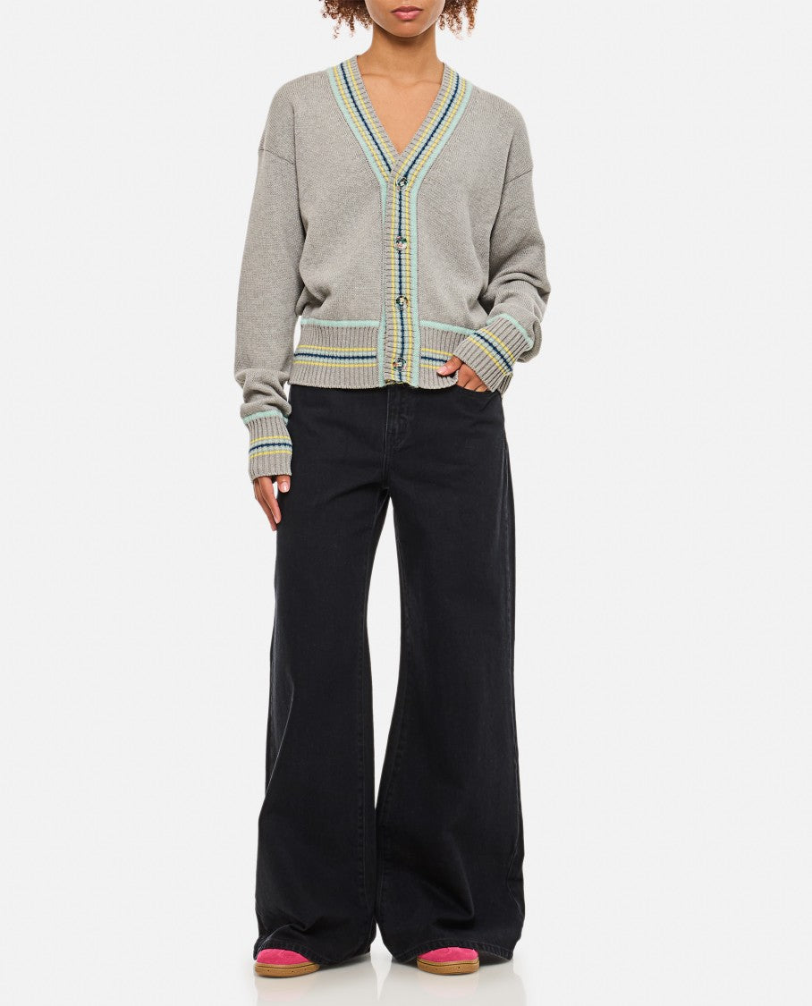 Frame Easy Wide Flare Denim Pants