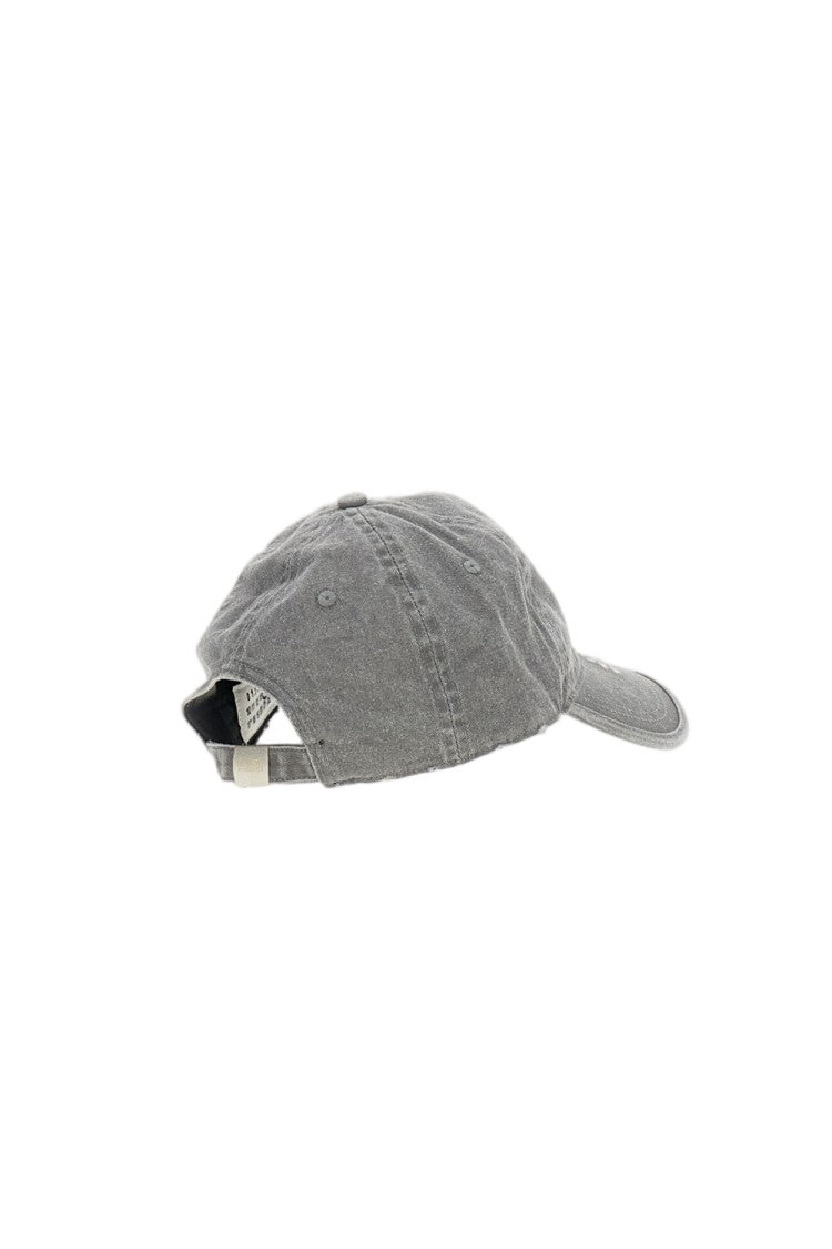 Mm6 By Maison Margiela Grey Cotton Twill Numeric Hat