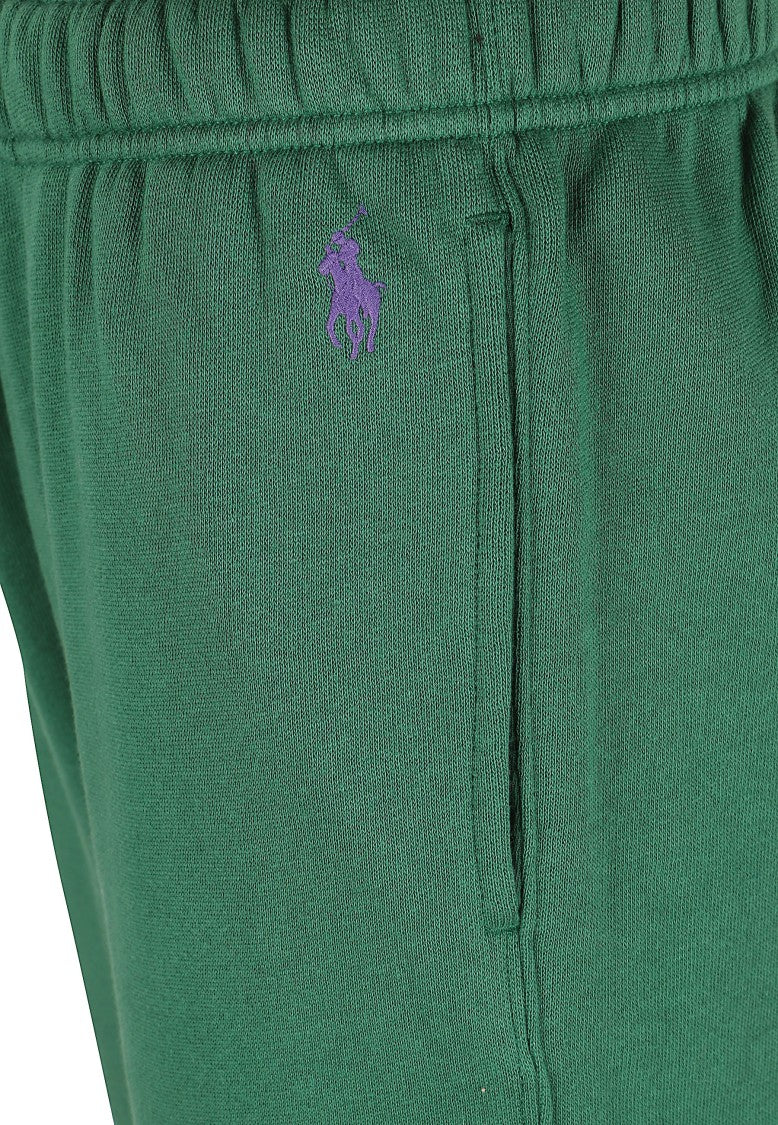 Polo Ralph Lauren Knitted Jogging Pants With Elastic Waistband And Iconic Pony