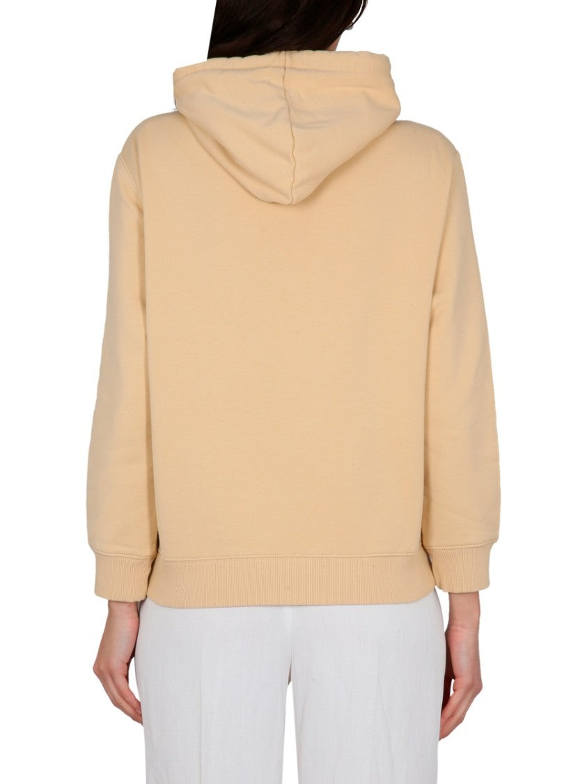 Lanvin Relaxed-Fit Cotton Sweatshirt With Drawstring Hood