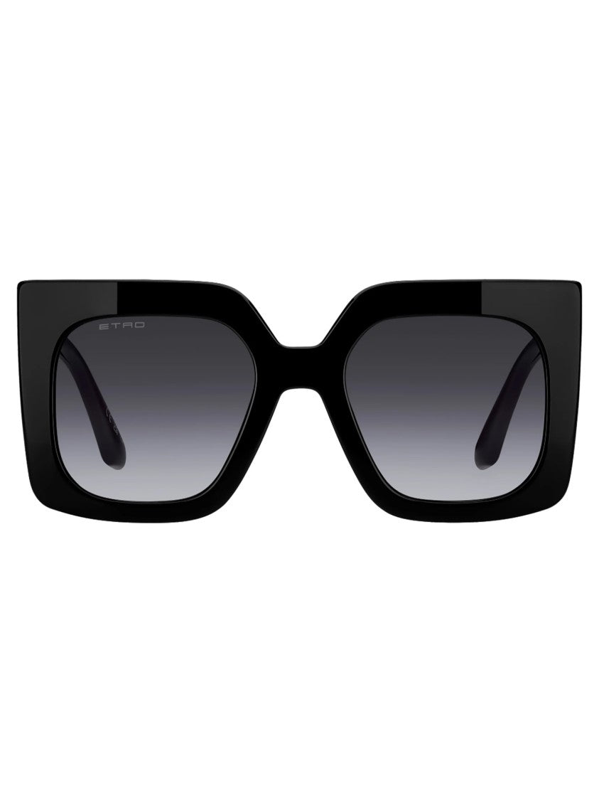 Etro Oversized Cat-Eye Sunglasses With Geometric Frame And Gradient Lenses