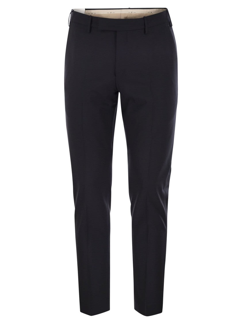 Pt Torino Dieci - Stretch Virgin Wool Trousers