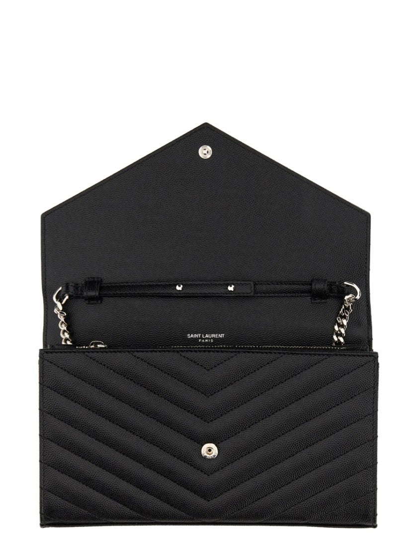 Saint Laurent Cassandre Chevron Quilted Shoulder Bag