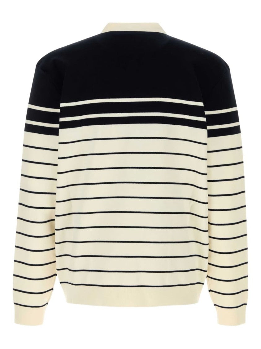 Gucci Black Sweater With Classic Striped Pattern