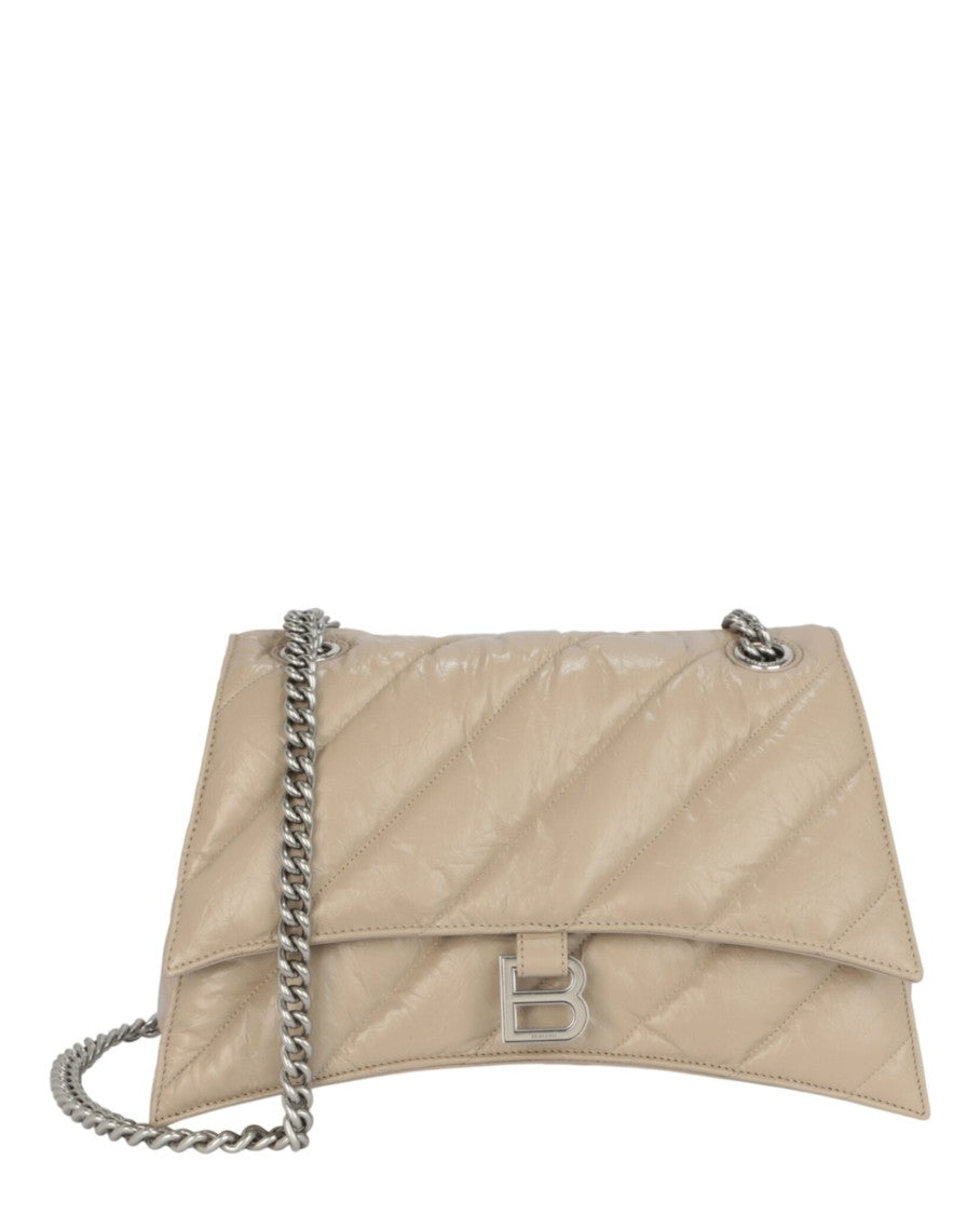 Balenciaga Crush Quilted Chain Shoulder Bag