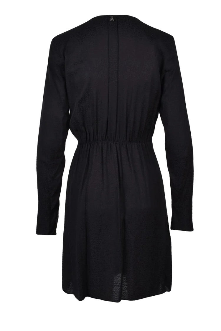 Patrizia Pepe Flared Dress Viscose - Black