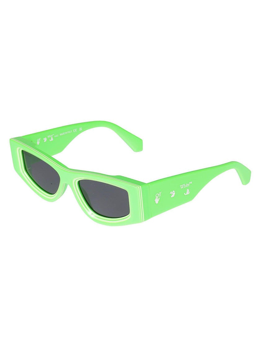 Off-White Oeri047 Andy Bold Rectangular Acetate Sunglasses