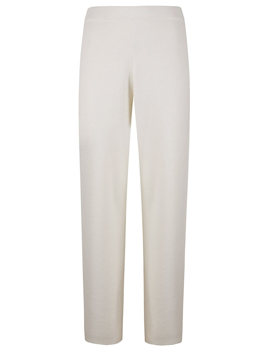 Majestic Filatures Straight-Leg Cropped Knit Pants With Elastic Waistband