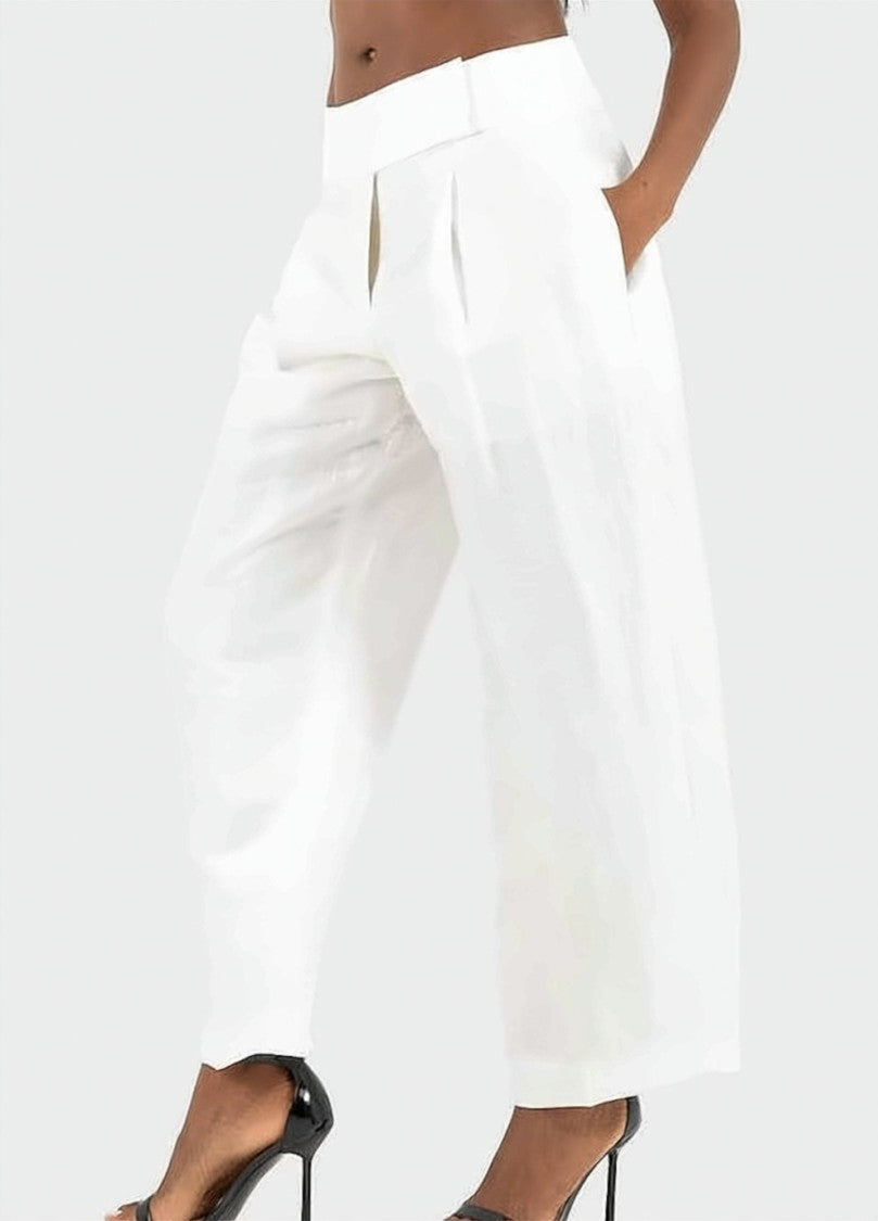 Boss Tacres Wide Leg Above Ankle Trousers