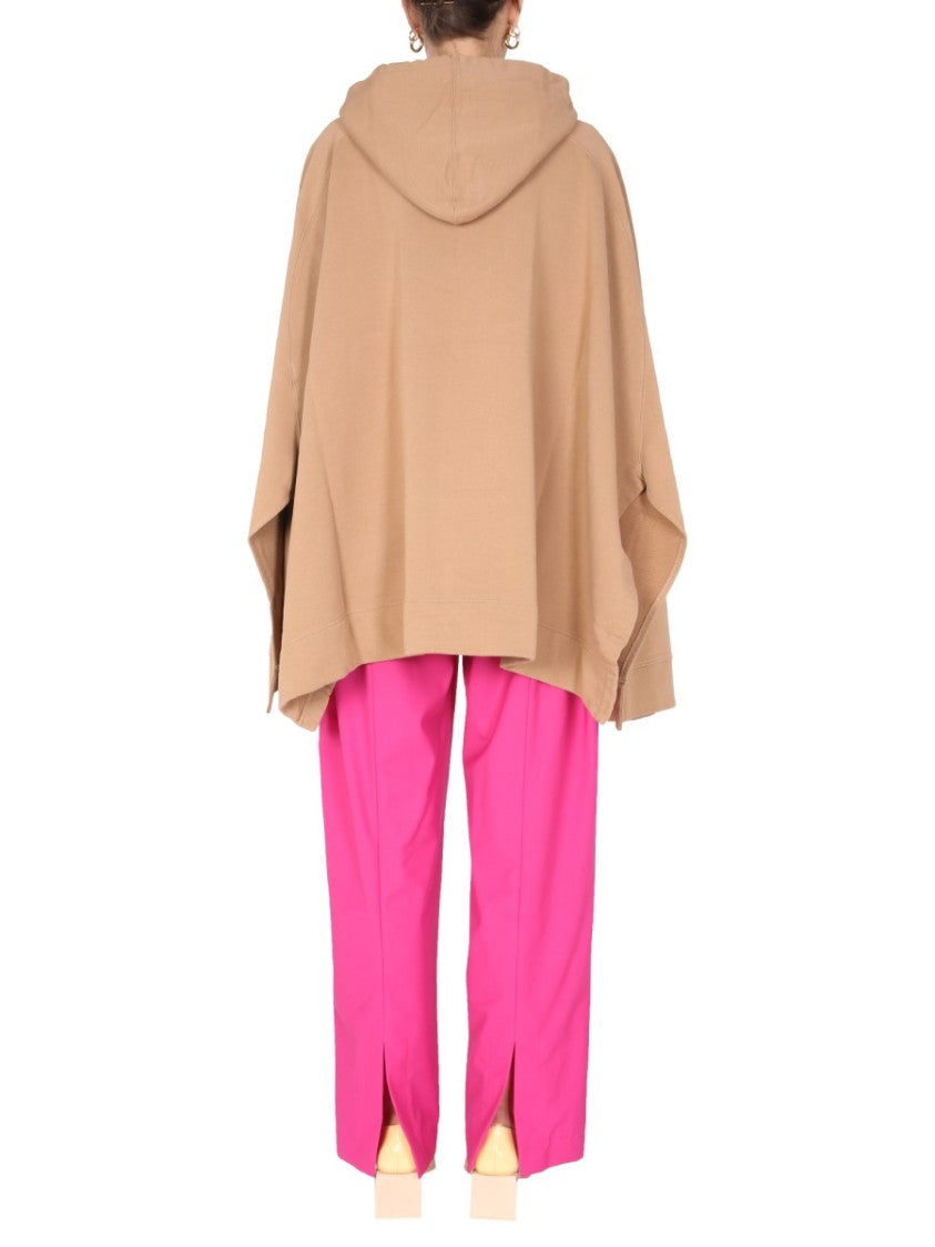 Ambush Poncho Sweatshirt With Embroidered Logo