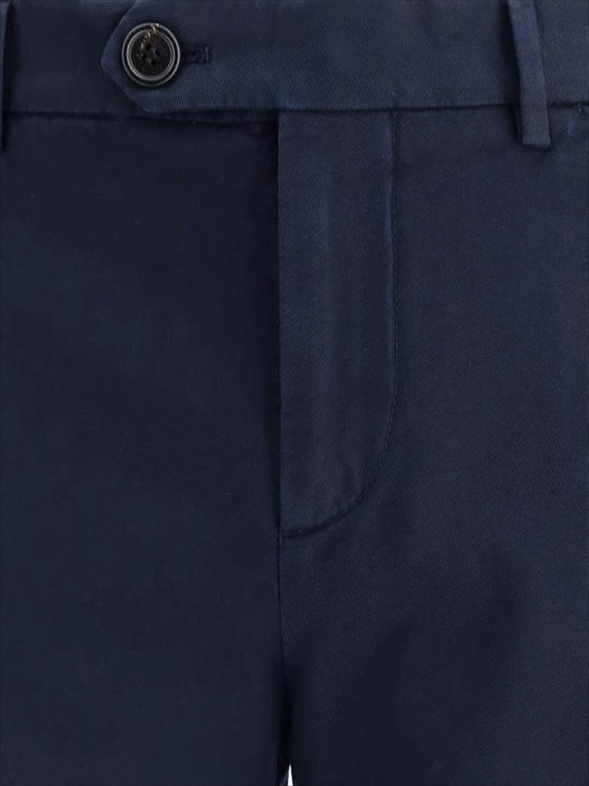 Brunello Cucinelli Refined Tailored Straight Pants With Button Details