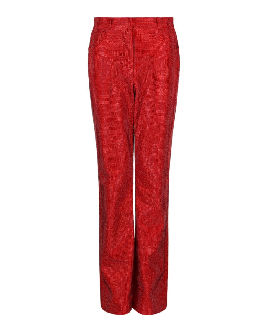 Ferragamo Crystal-Embellished Pants