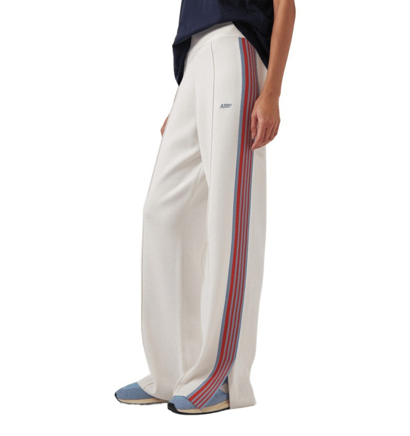 Autry Straight-Leg Pants With Side Slits