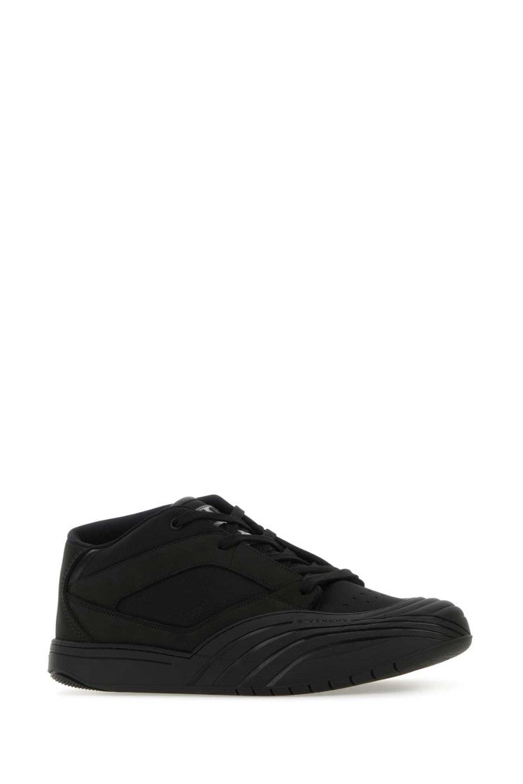 Givenchy Black Fabric And Leather Skate Sneakers