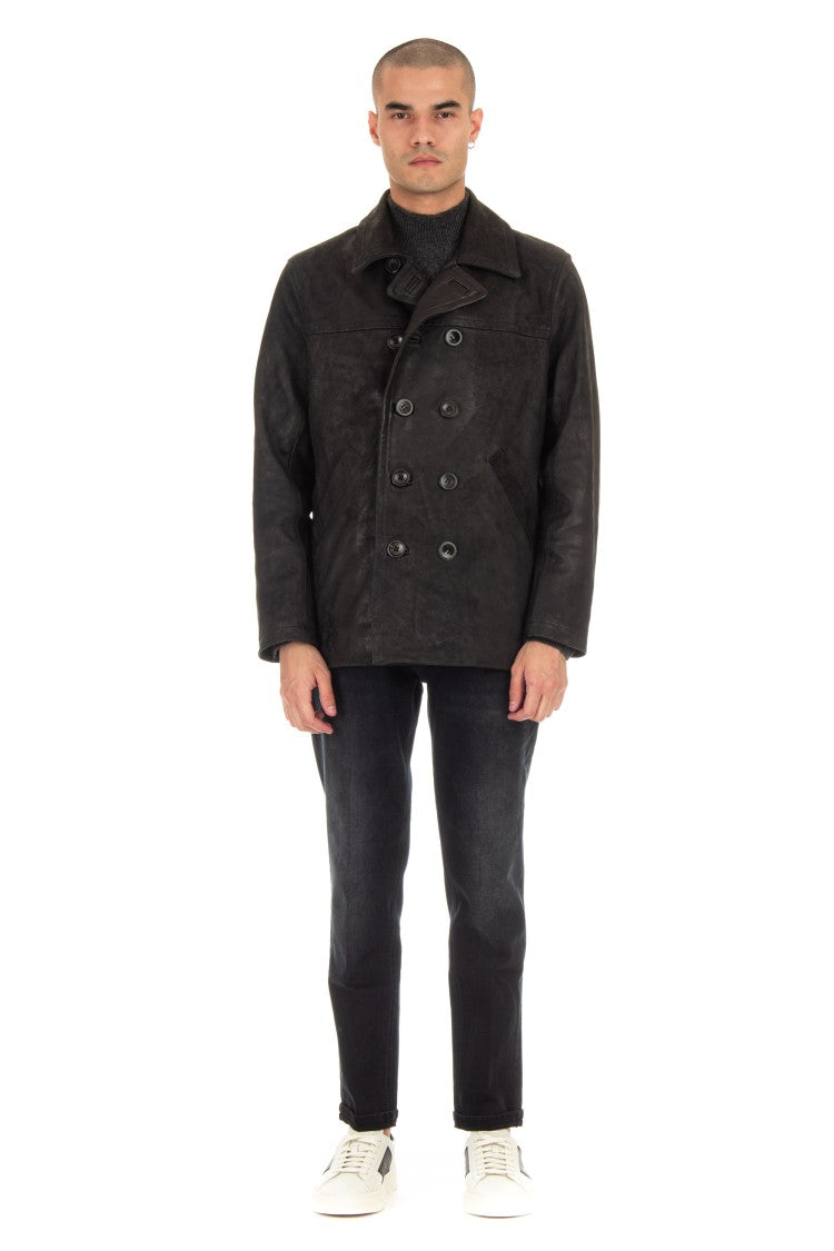 Giorgio Brato Artisanal Peacoat Leather