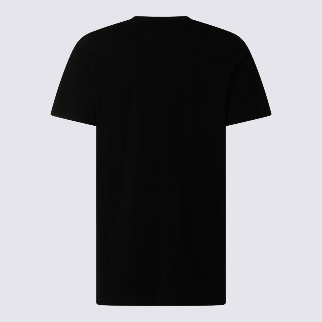 Drkshdw By Rick Owens Minimalist Black Short-Sleeve T-Shirt With Crew Neckline