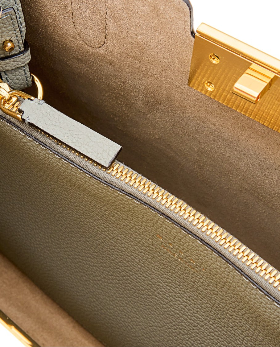 Marni Structured Leather Shoulder Bag With Gold Logo Detail