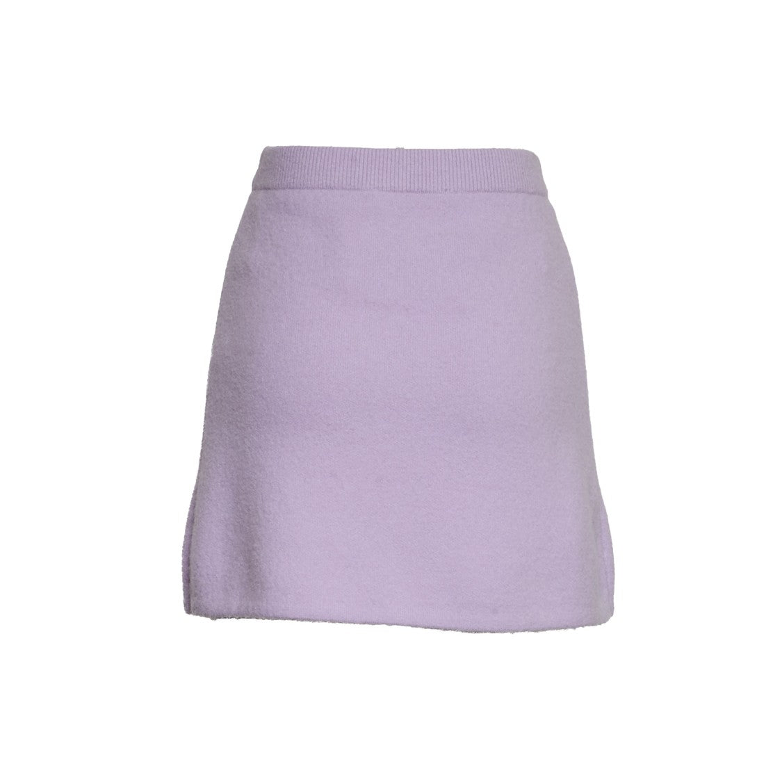 Self-Portrait Lilac Crystal Trim Knit Skirt