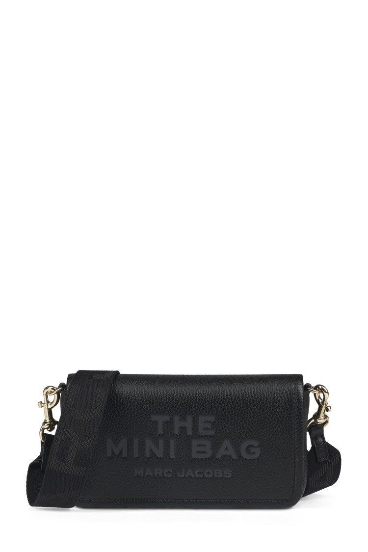 Marc Jacobs Mini Bag Crafted From Textured Cow Leather With Embossed Logo