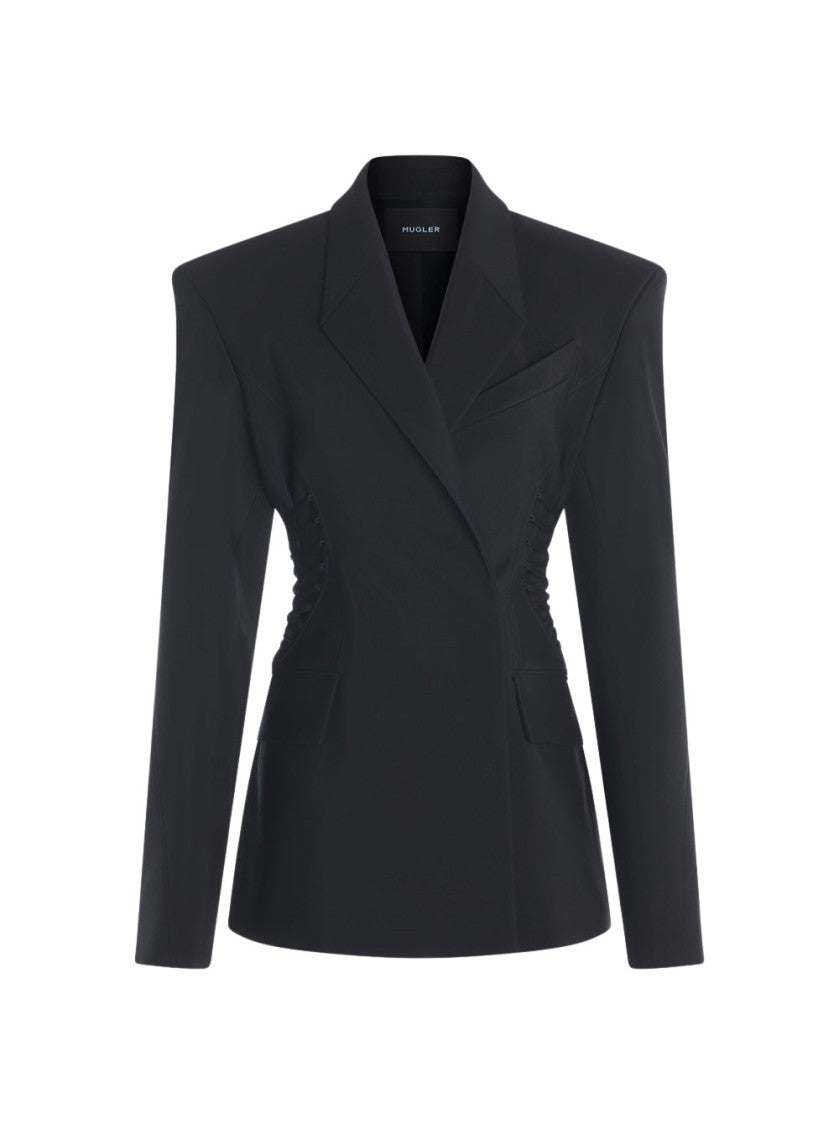 Mugler Lace Up Jacket