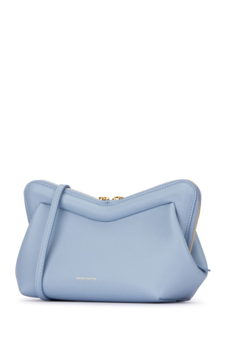 Mansur Gavriel Curved Design Leather Bag With Detachable Strap