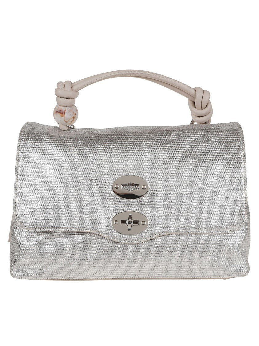 Zanellato Metallic Calf Leather Shoulder Bag