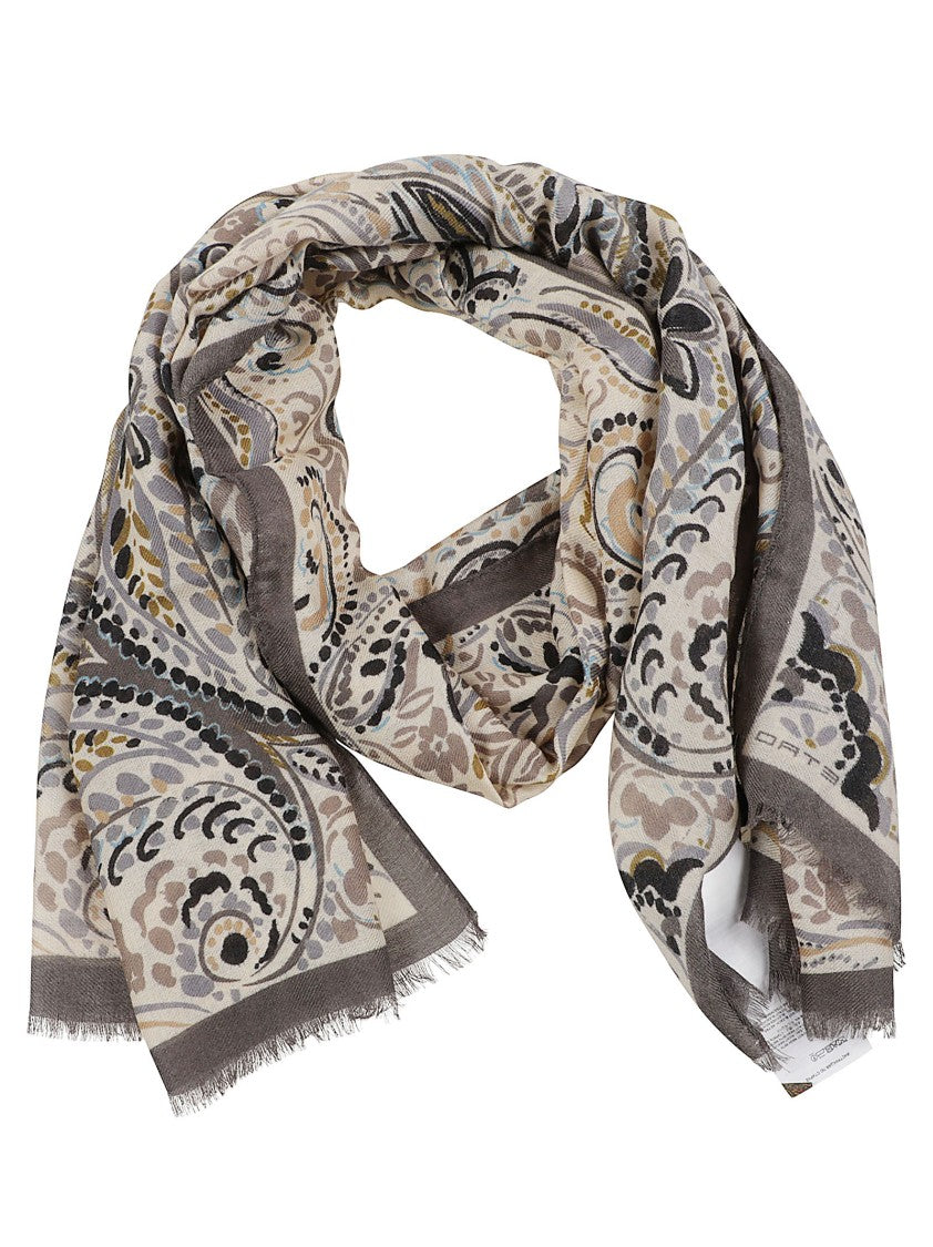 Etro Intricate Paisley And Floral Pattern Scarf By Etro