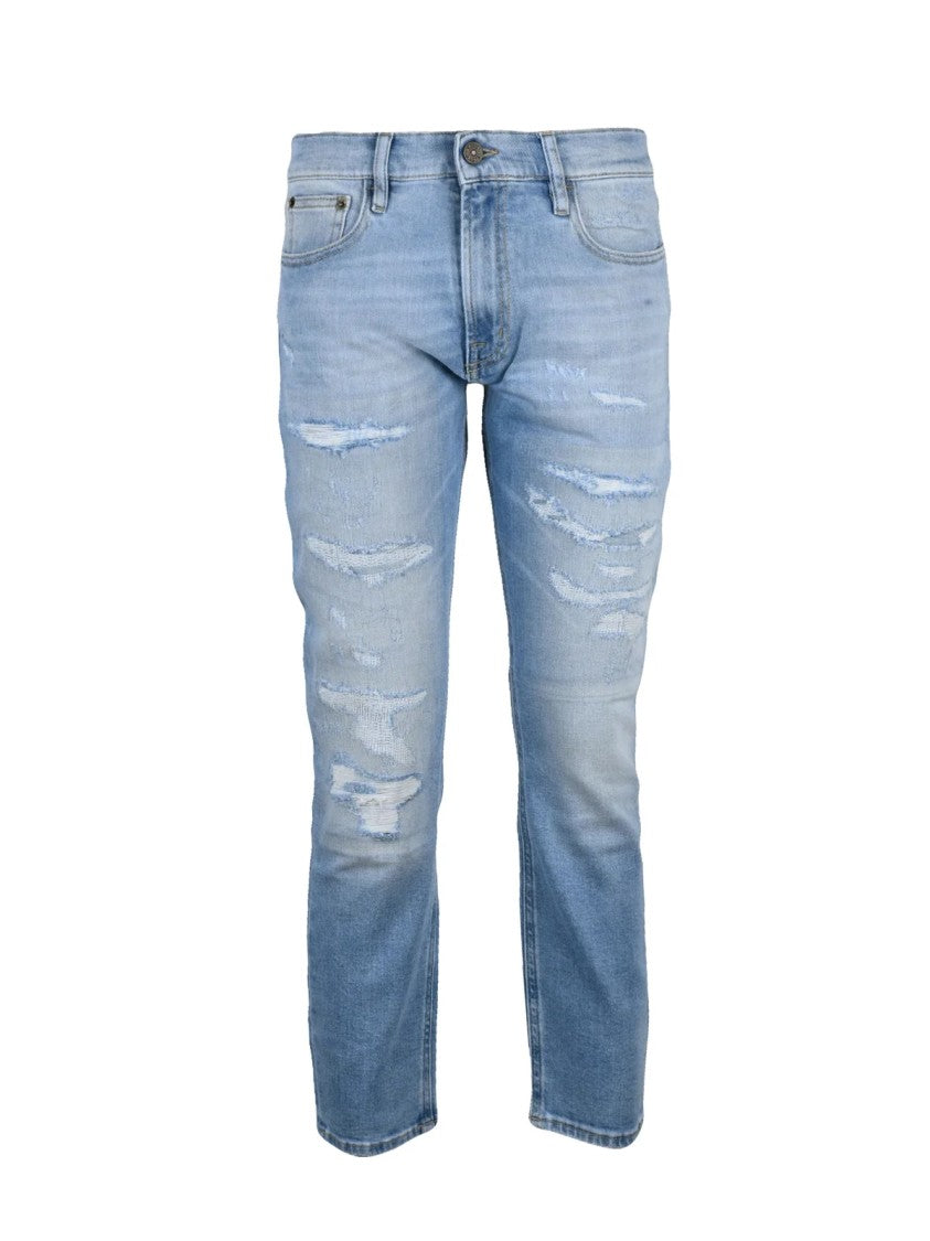 Cycle Body Slim High-Rise Jeans In Light Blue Wash