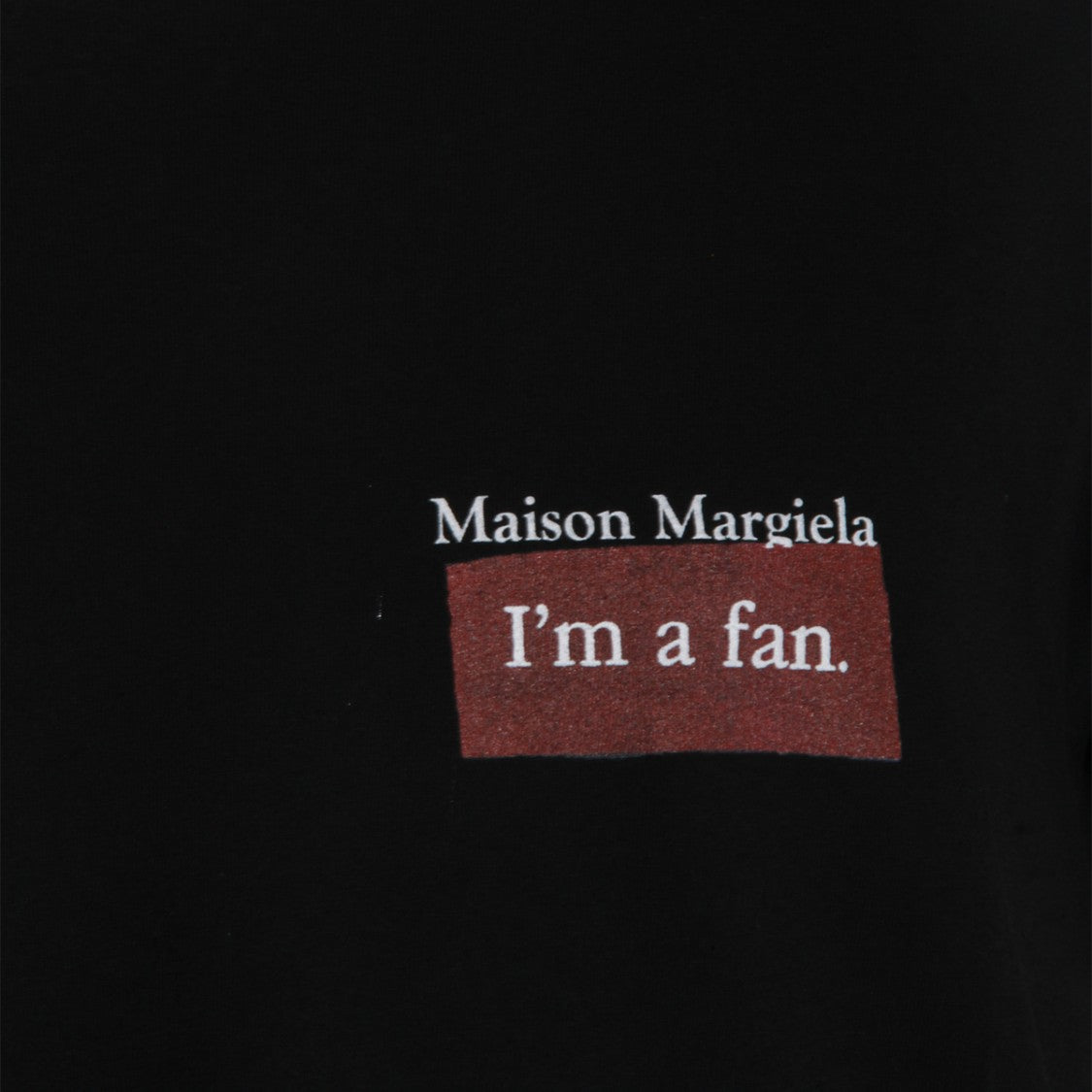 Maison Margiela Black Cotton T-Shirt