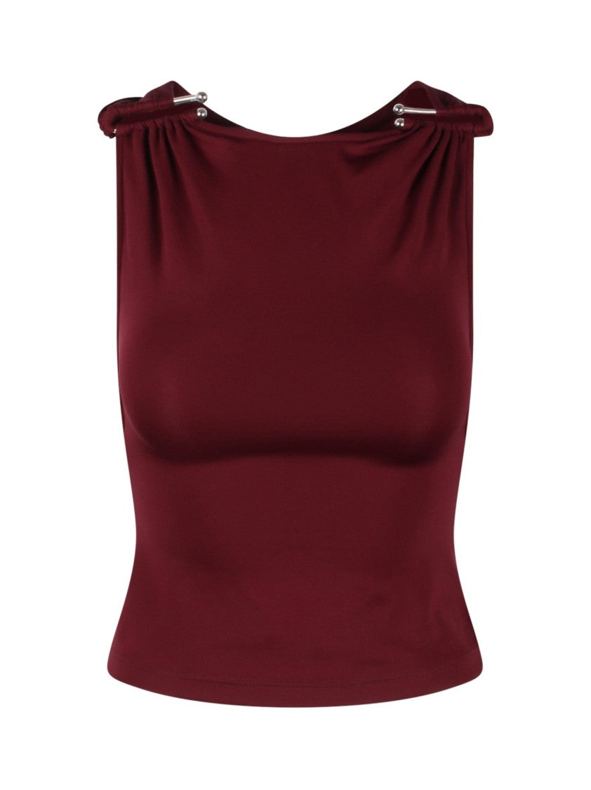 Destination Haway Form-Fitting Sleeveless Piercing Top