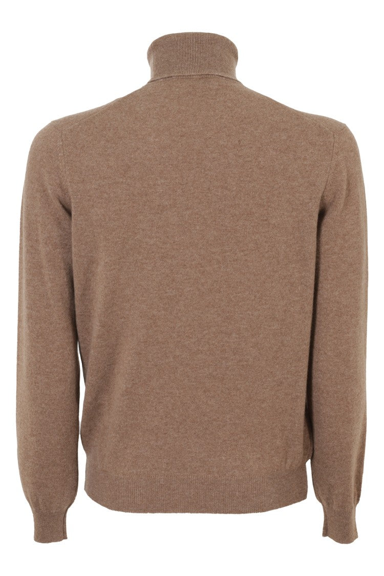 Filippo De Laurentiis Ribbed Turtleneck Cashmere Sweater