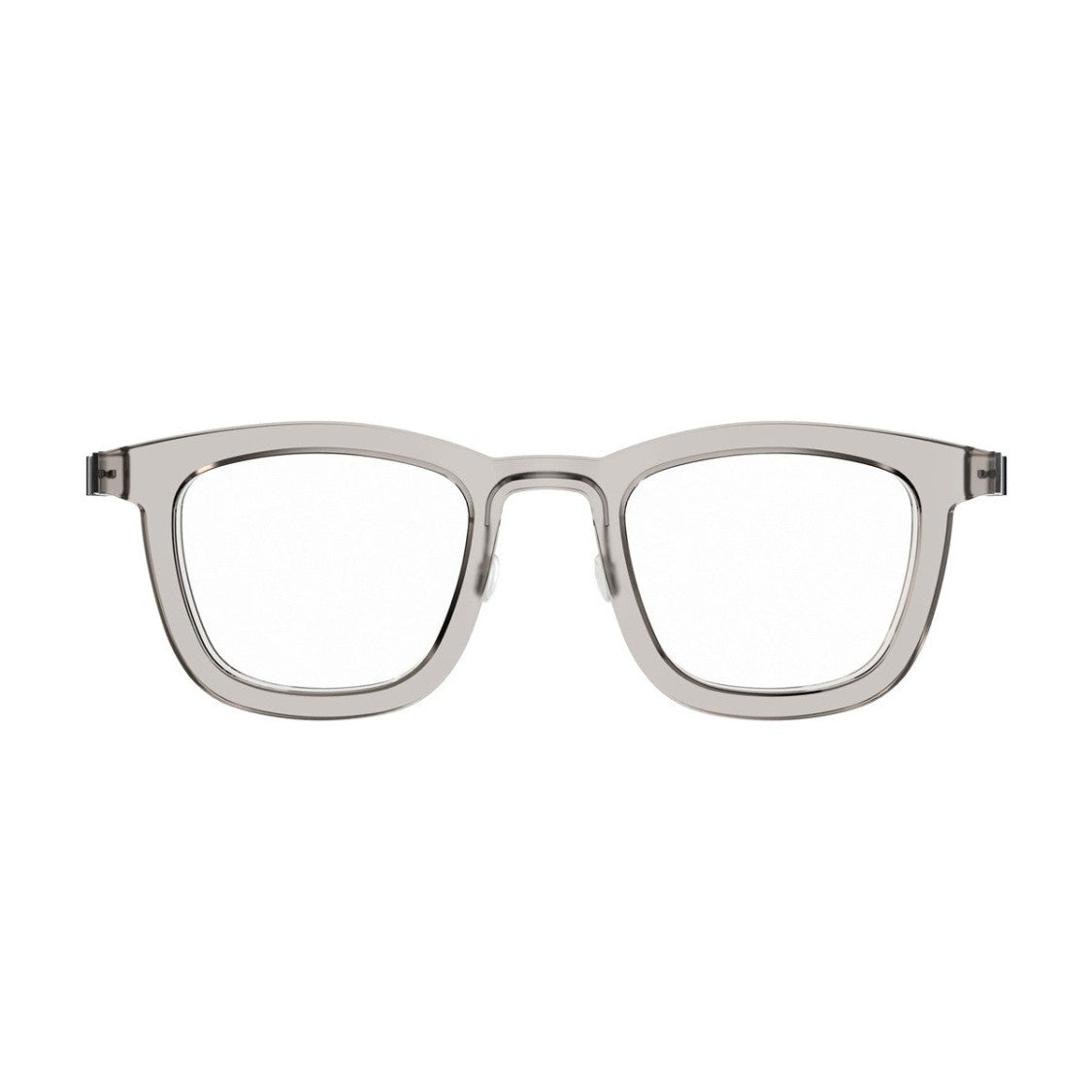 Lindberg Grey Acetanium 1065 Acetate-Titanium Blend Square Sunglasses