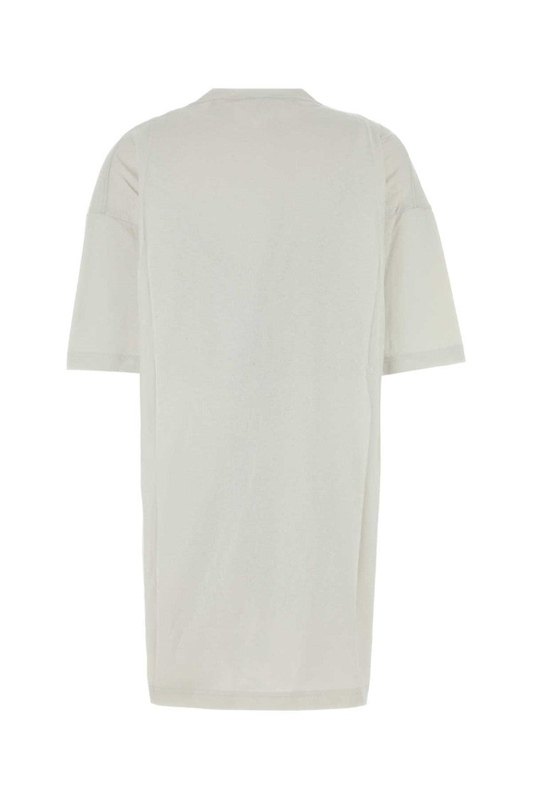 Balenciaga Light Grey Cotton T-Shirt Dress