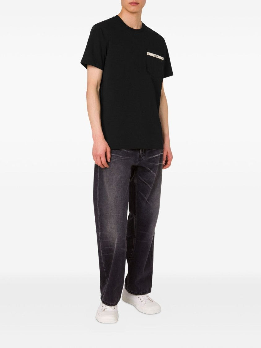 Moschino Short-Sleeve T-Shirt With Contrasting Pocket Detail