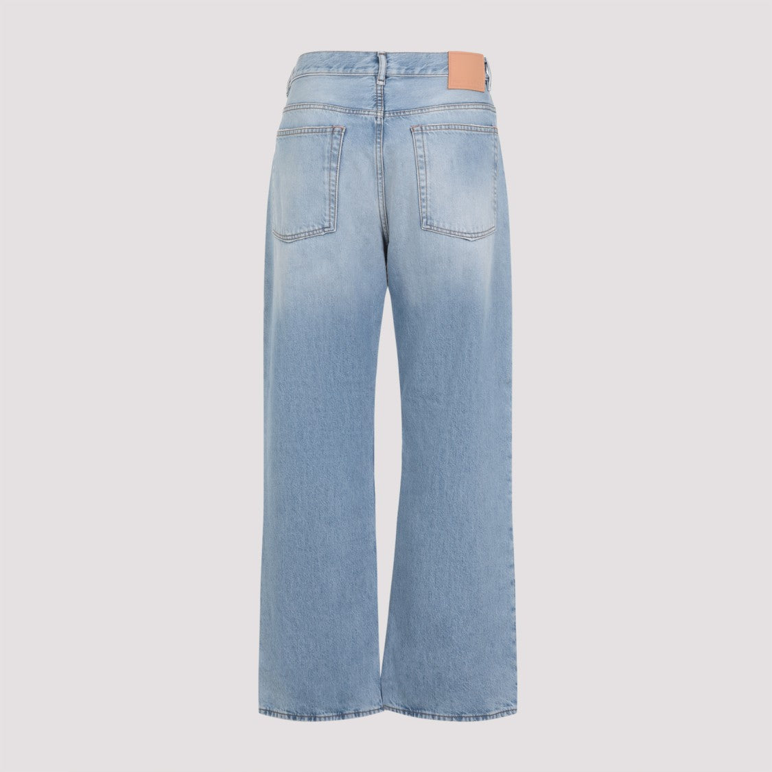 Acne Studios Relaxed Wide-Leg Jeans With Light Wash Finish